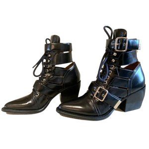 Chloé Rylee Ankle Lace-Up Boots